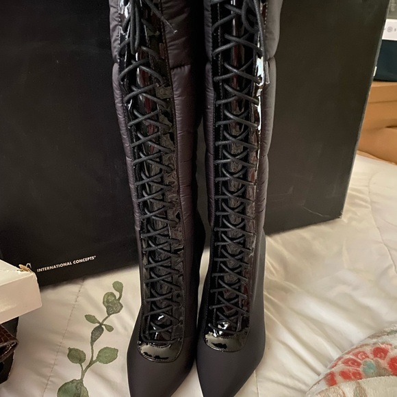 INC International Concepts Black Over-the-Knee Boots - Picture 2 of 11